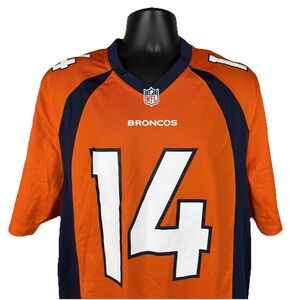 Nike Denver Broncos Courtland Sutton #14 Jersey Mens's Large Orange Blue NFL New